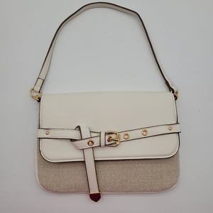 NWOT Anne Klein Belted Mini Shoulder Bag w/ Attached Coin & Card‎ Case